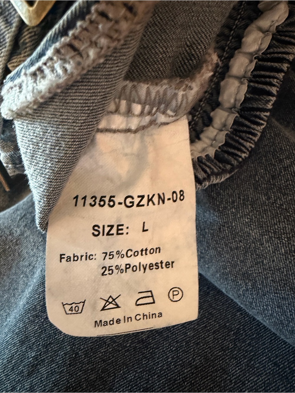 Amazon Sleeveless Button-Front Denim Maxi Dress in Faded Blue - Picture 3 of 7